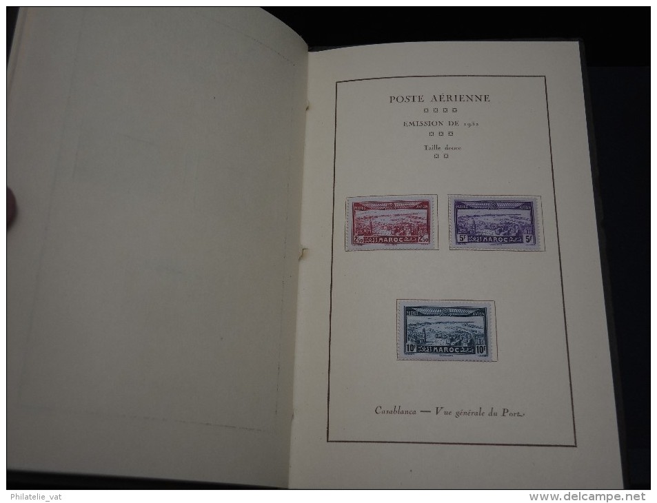 MAROC - Livret de l'Office des Postes marocains avec la série + PA de 1932 - Pas courant - A voir - P20421