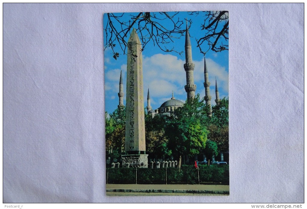 Turkey Istanbul Egyptian Obelisque And Minarets Of Blue Mosque A 113 - Turquie