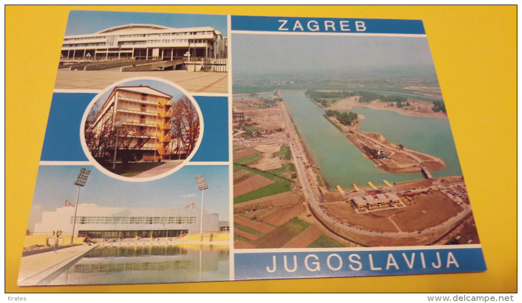 Postcard - Croatia, Zagreb, Rowing        (V 29100) - Rowing