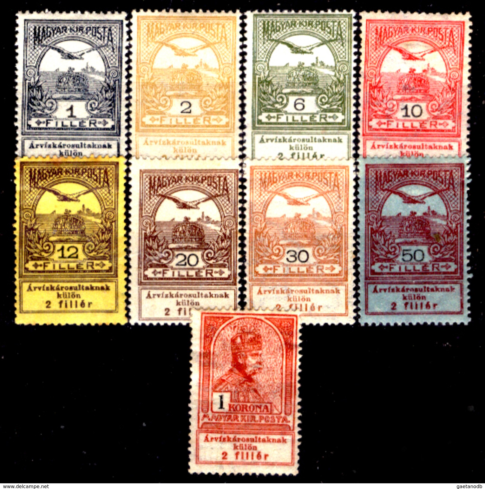 Ungheria-00044 -1913: Valori Della Serie Y&T N. 106-122 (+) Hinged -Privo Di Difetti Occulti - Unused Stamps