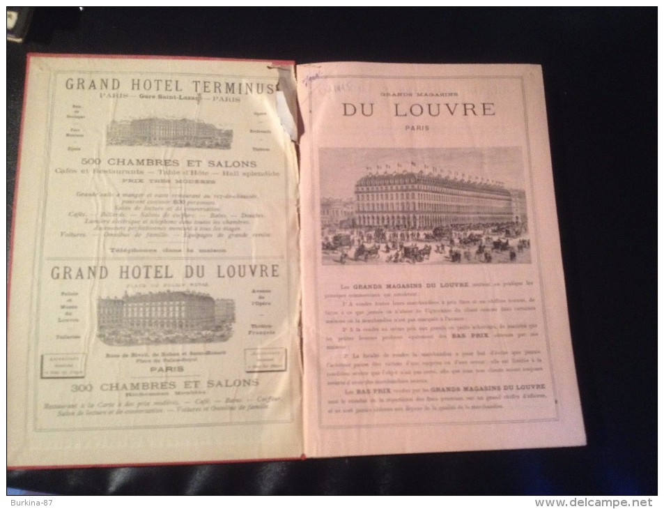 Agenda, Calendrier, Almanach, LES GRANDS MAGASINS DU LOUVRE, PARIS ,1898 - Big : ...-1900