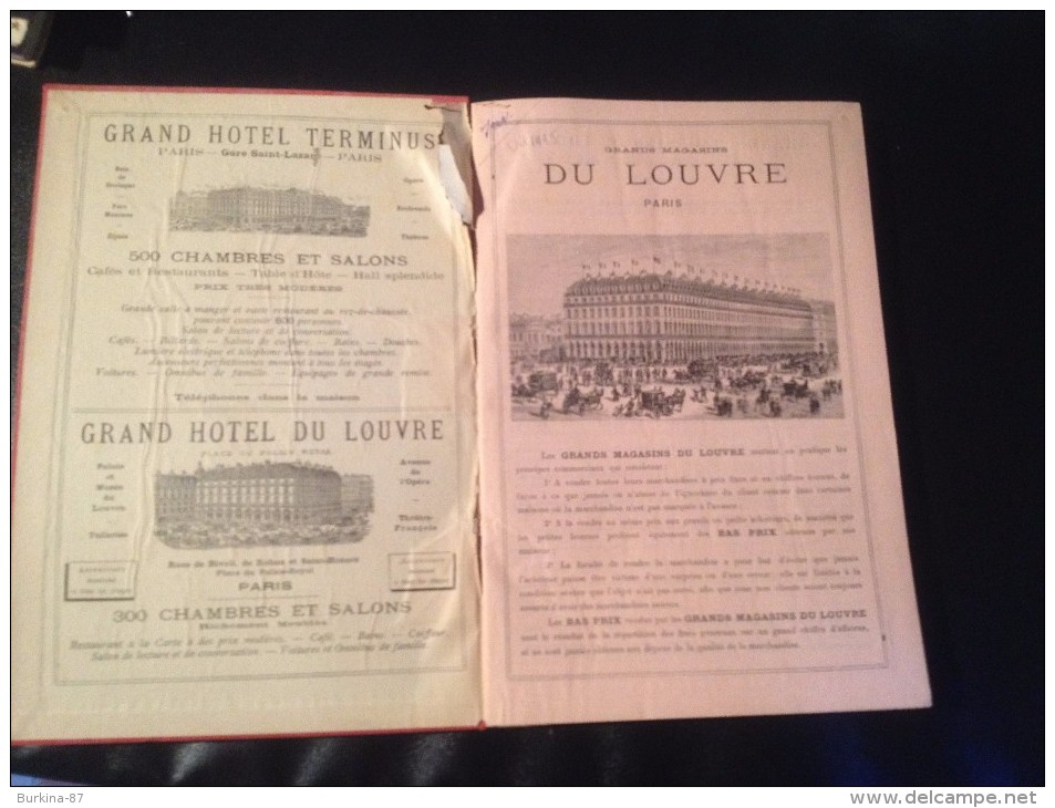 Agenda, Calendrier, Almanach, LES GRANDS MAGASINS DU LOUVRE, PARIS ,1898 - Formato Grande : ...-1900