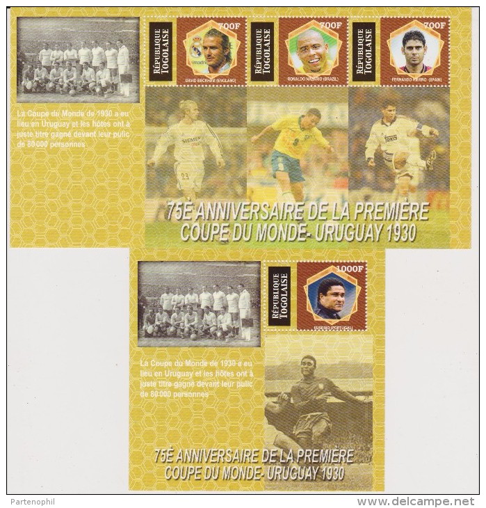 TOGO WORLD CUP ANN. SOCCER / CALCIO / FOOTBALL / S/S + SHEET MNH - Unused Stamps