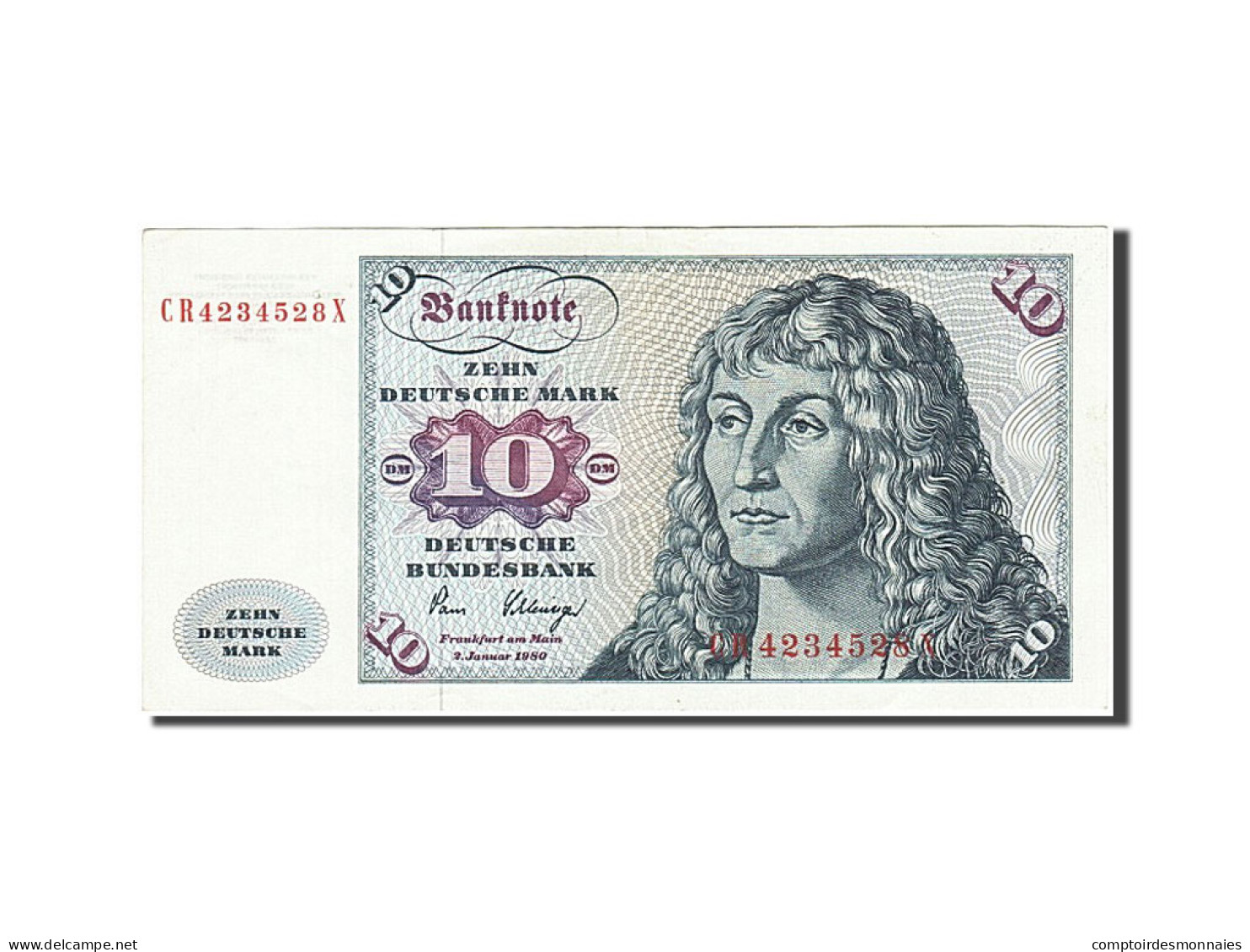 Billet, République Fédérale Allemande, 10 Deutsche Mark, 1970-1980 - 10 Deutsche Mark