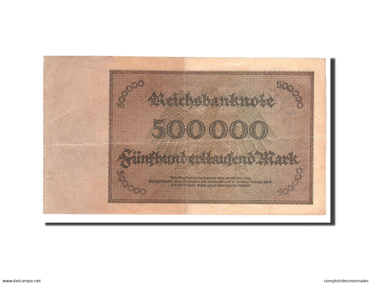 Billet, Allemagne, 500,000 Mark, 1923, 1923-05-01, KM:88b, TTB - 500000 Mark