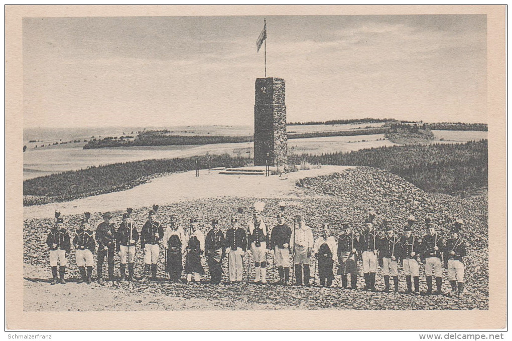 AK Ehrenfriedersdorf Sauberg Oswald Barthel Denkmal Bergmänner Bergleute Bei Thum Geyer Drebach Wiesenbad Tannenberg - Ehrenfriedersdorf