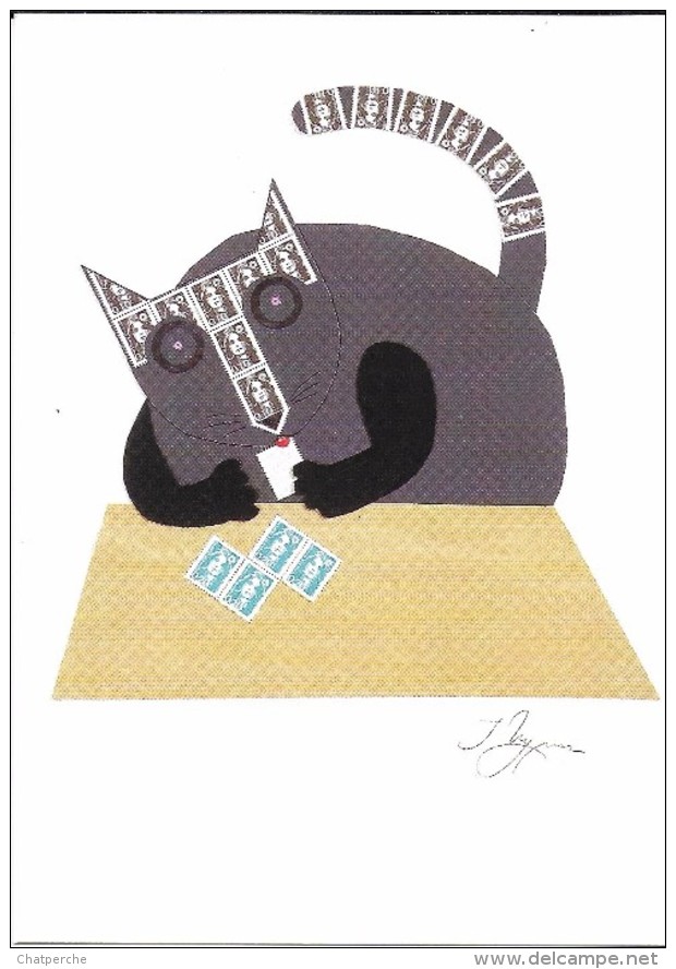 ILLUSTRATEUR TOMI UNGERER LES CHATS DE LA POSTE 1996-6 TIMBRES-POSTE - Ungerer