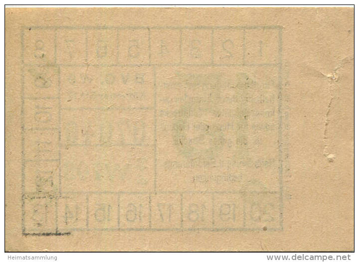 BVG Berlin Köthener Str. 17 - Fahrschein 1942 - Teilstrecke Sowie Für Hund Und Gepäck - Europe