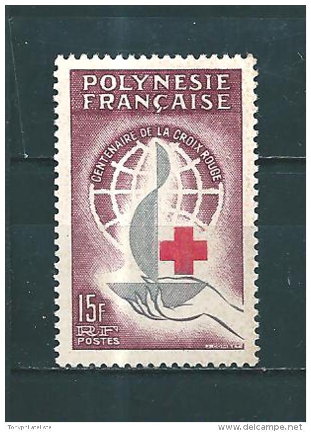 Polynésie  Timbre  De 1963  N°24  Tres Petite  Charnière Cote 15,50€ - Unused Stamps