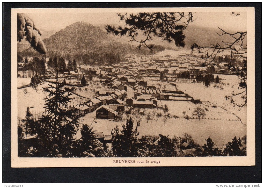 88 BRUYERES LE VILLAGE SOUS LA NEIGE - Bruyeres