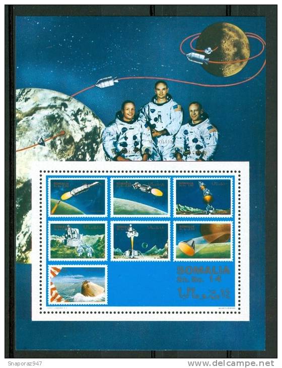 1970 Somalia Apollo XI Spazio Space Espace Full Set MNH** Excellent QualityA97 - Africa