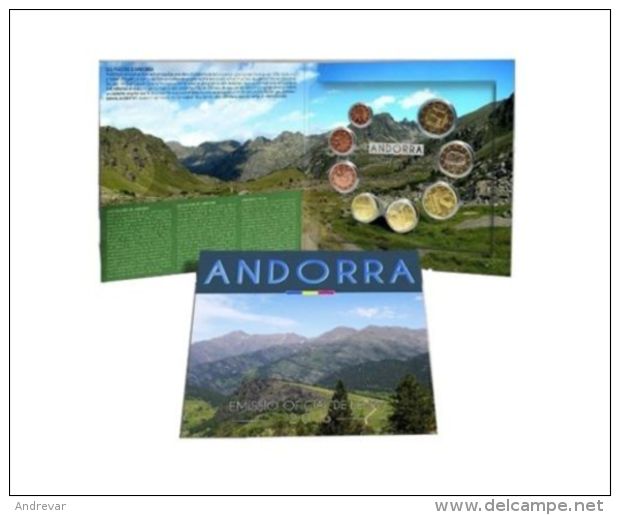** ANDORRE **   NOUVEAU Et RARE BLISTER  EUROS BU. 8 Piéces NEUVES Officielles  2015 - Dispo. De Suite - Andorra