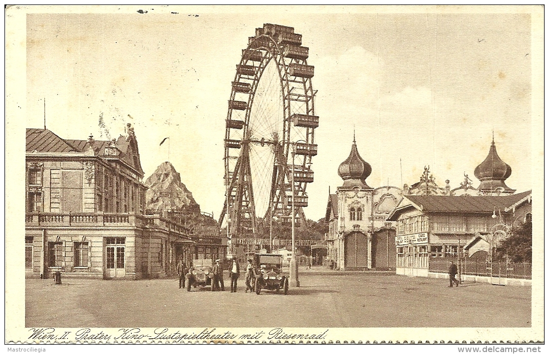 AUSTRIA  WIEN  Prater  Kino-Lustspieltheater Mit Riesenrad - Prater