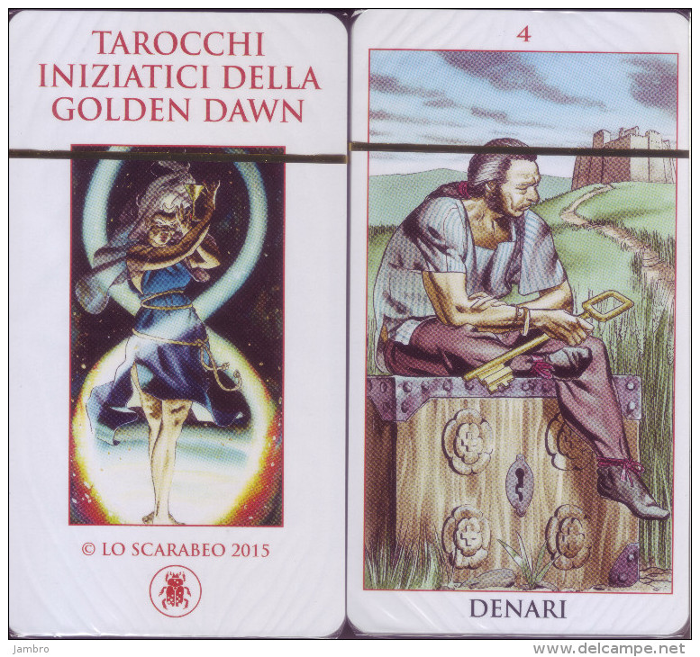 Lo Scarabeo - TAROCCHI INIZIATICI DELLA GOLDEN DAWN, Initiatories Golden Dawn Tarot Deck . 79 Carte - Altri & Non Classificati