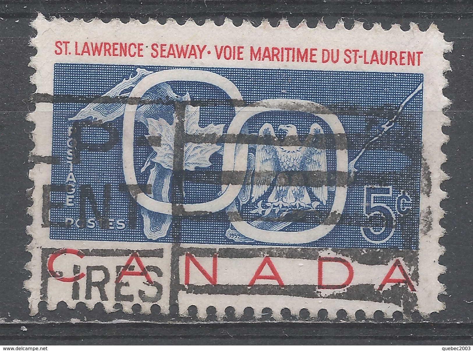 Canada 1959. Scott #387 (U) Opening Of The St. Lawrence Seaway  (Complet Issue) - Used Stamps