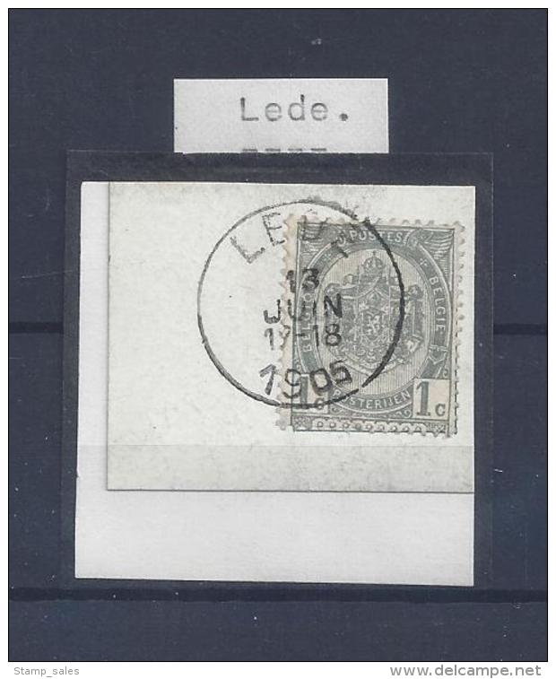 N°53 (ntz) GESTEMPELD Lede - 1893-1907 Stemmi