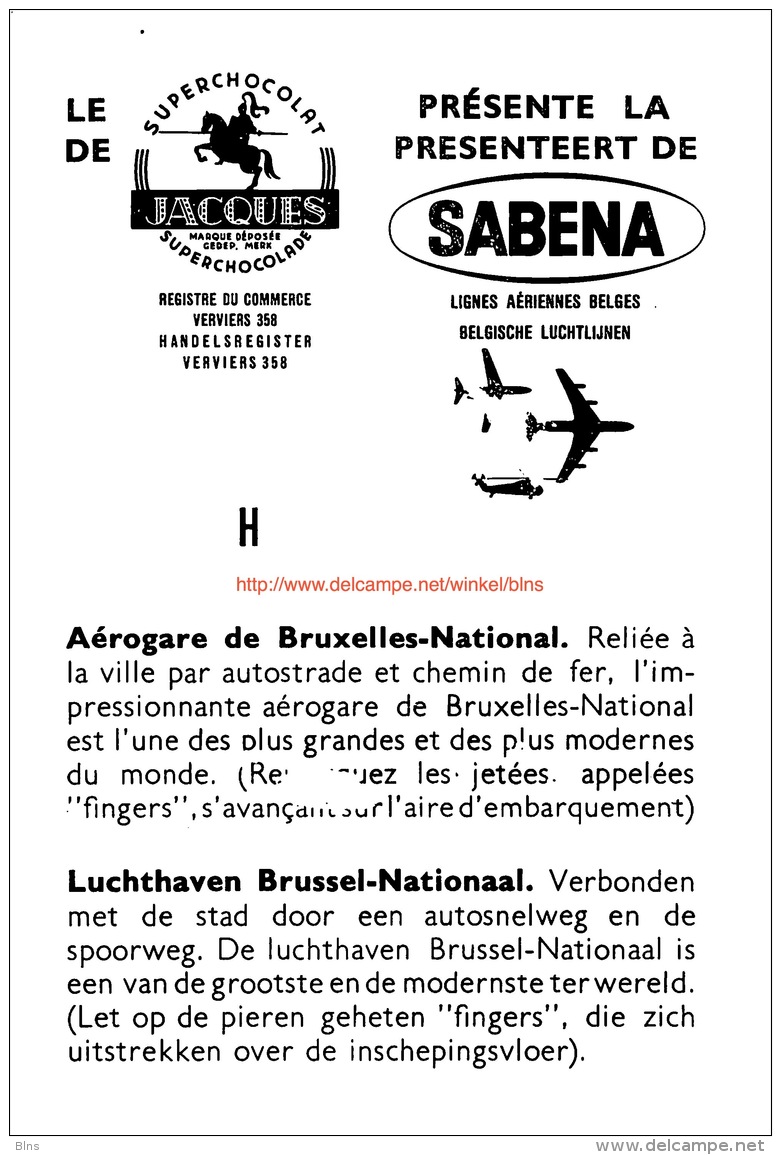 SABENA Aérogare De Bruxelles-National - Autres & Non Classés