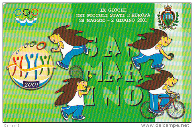 San Marino 2001 - 09K/10K 2001 TA-TD - Sportspiele Der Kleinstaaten Ungebraucht Mint - Saint-Marin