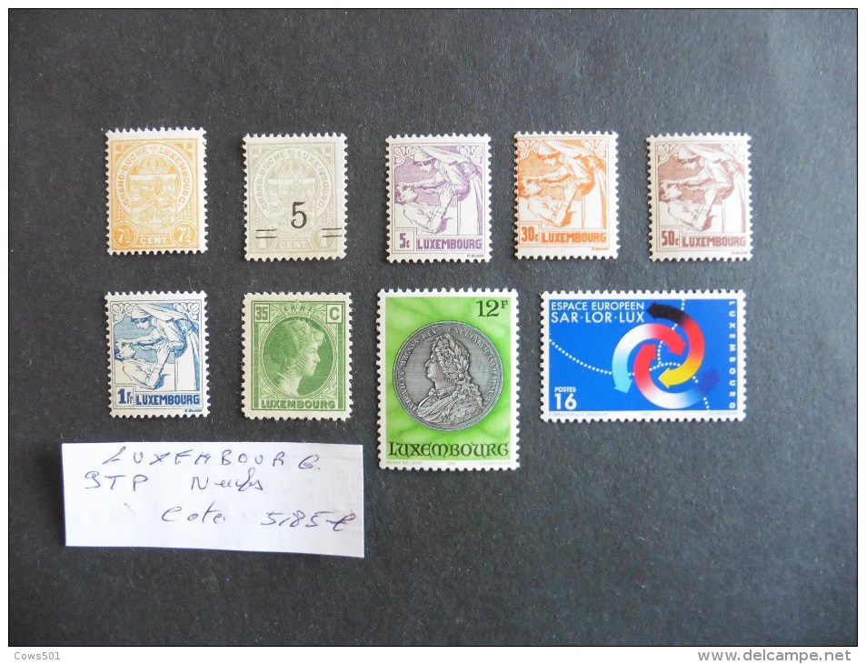 Luxembourg : 9 Timbres Neufs - Collections