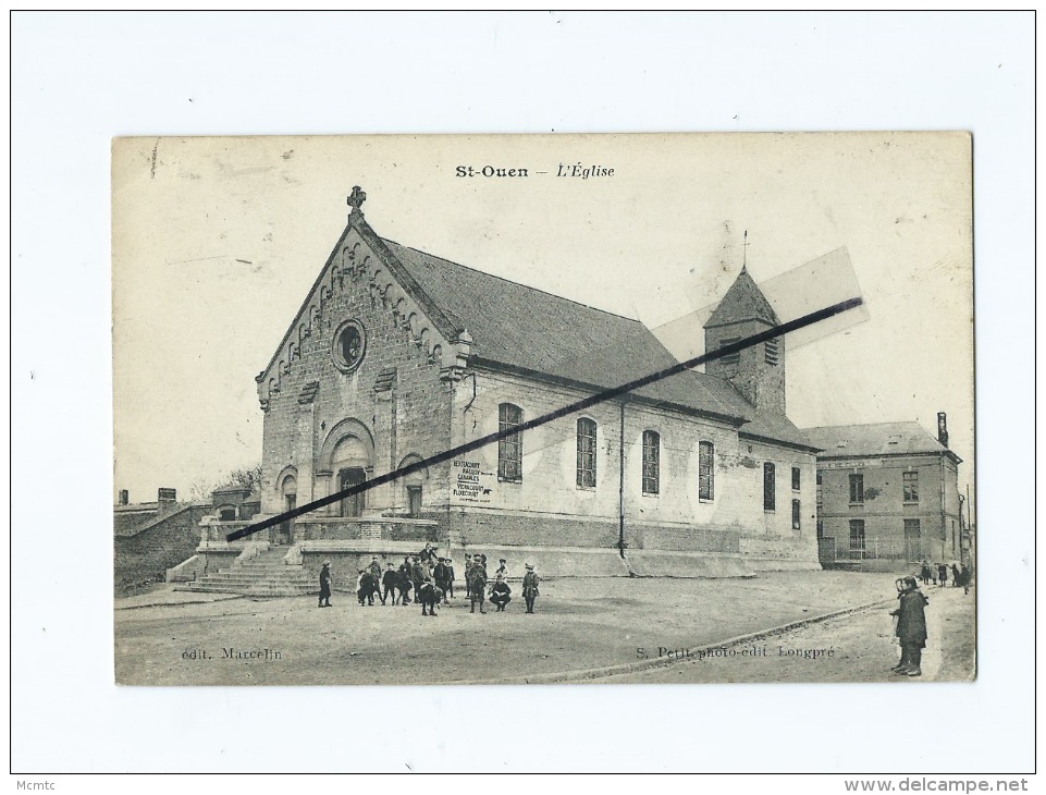 CPA  -  St Ouen -   L'église - Saint Ouen