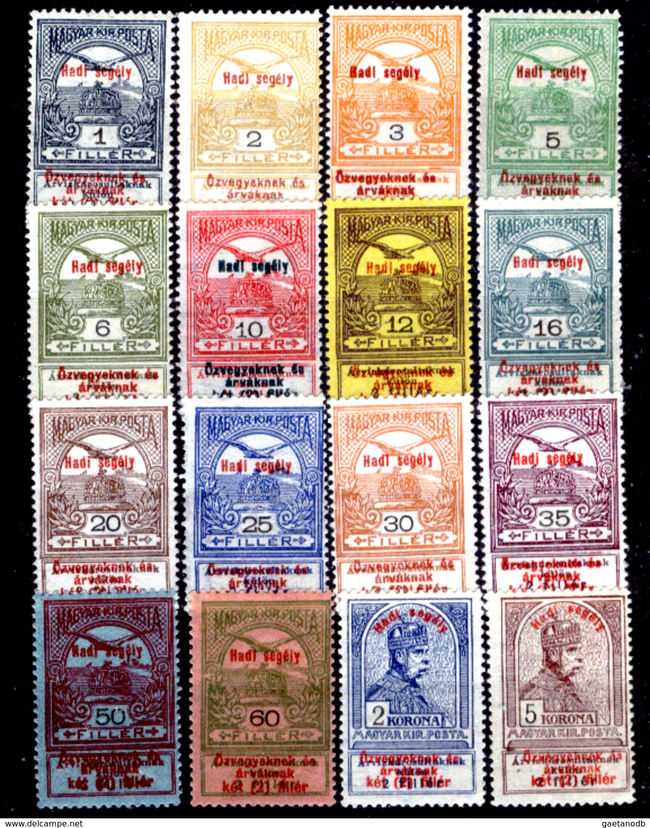 Ungheria-00047 -1914: Valori Della Serie Y&T N. 125/138 + 140, 141 (++) MNH -Privo Di Difetti Occulti - Unused Stamps