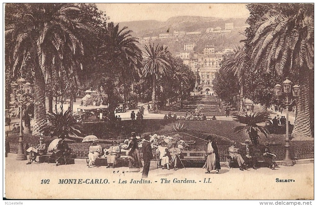 MONTE  CARLO   - Les JARDINS - Les Terrasses