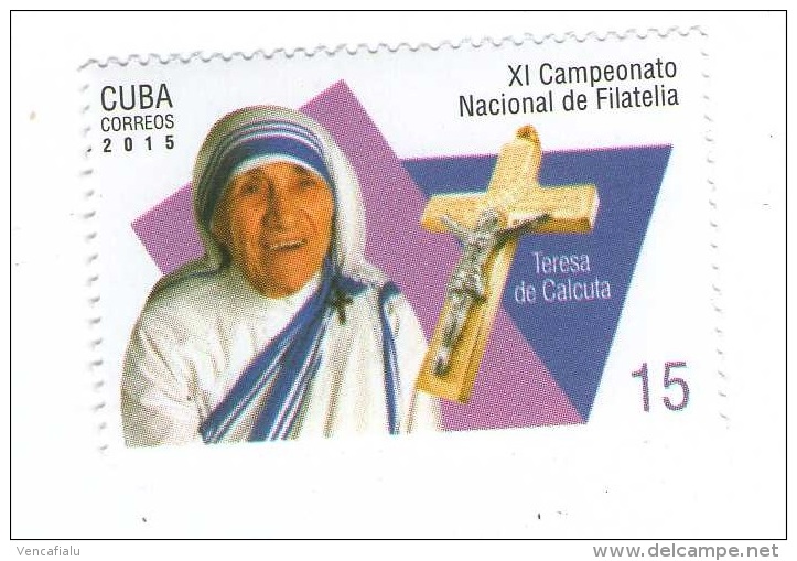 Cuba 2015 - 1 Stamp, MNH - Mère Teresa
