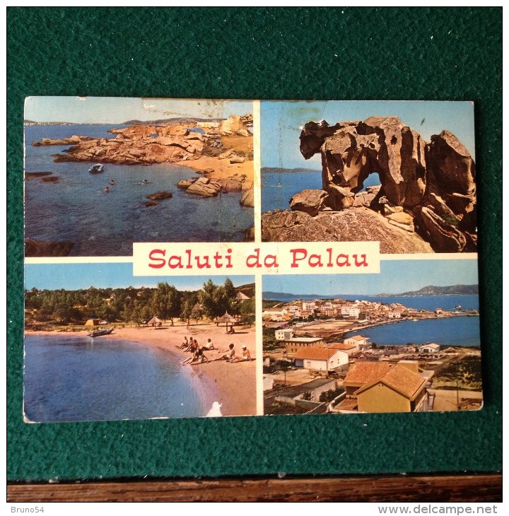 Cartolina Saluti Da Palau Olbia Vedutine Viaggiata 1981 - Olbia