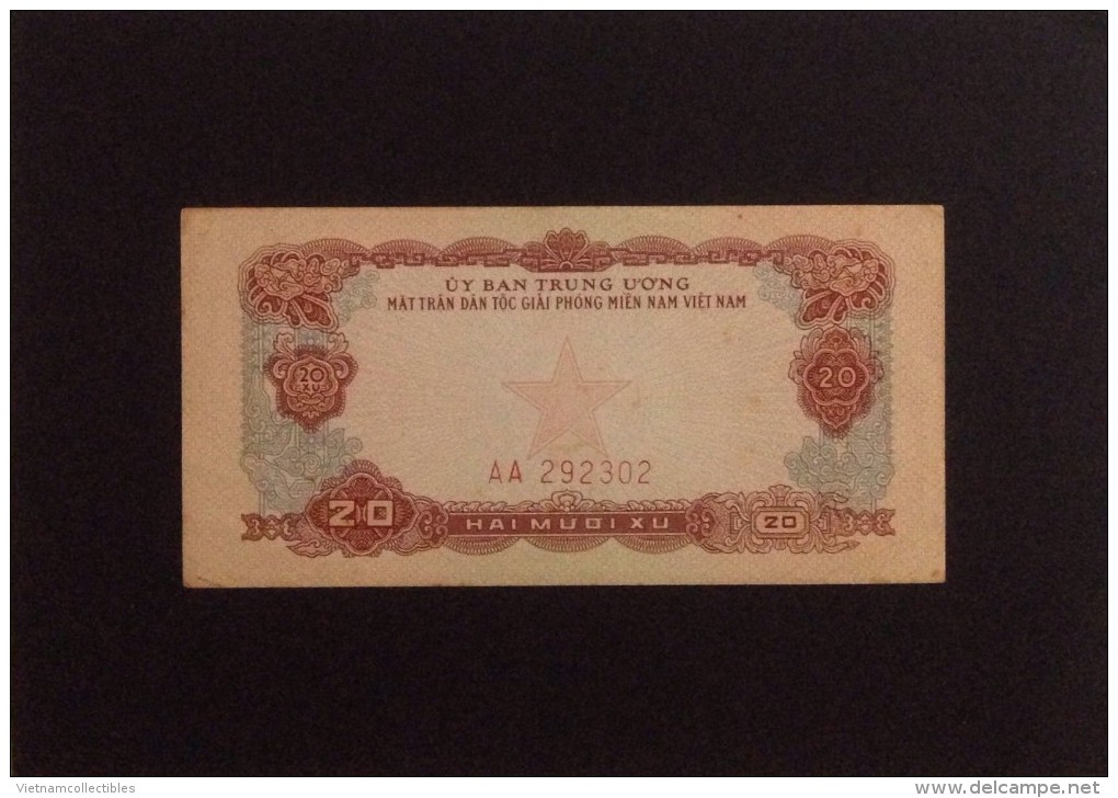Vietnam Viet Nam 20 Xu VF Banknotes 1963 - Pick#R2 / 02 Images - Vietnam