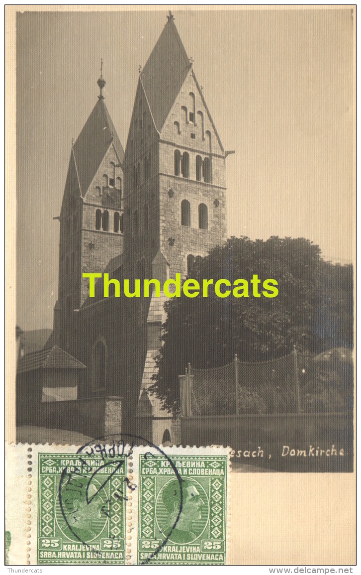 CPA  PHOTO FOTO FRIESACH DOMKIRCHE - Friesach