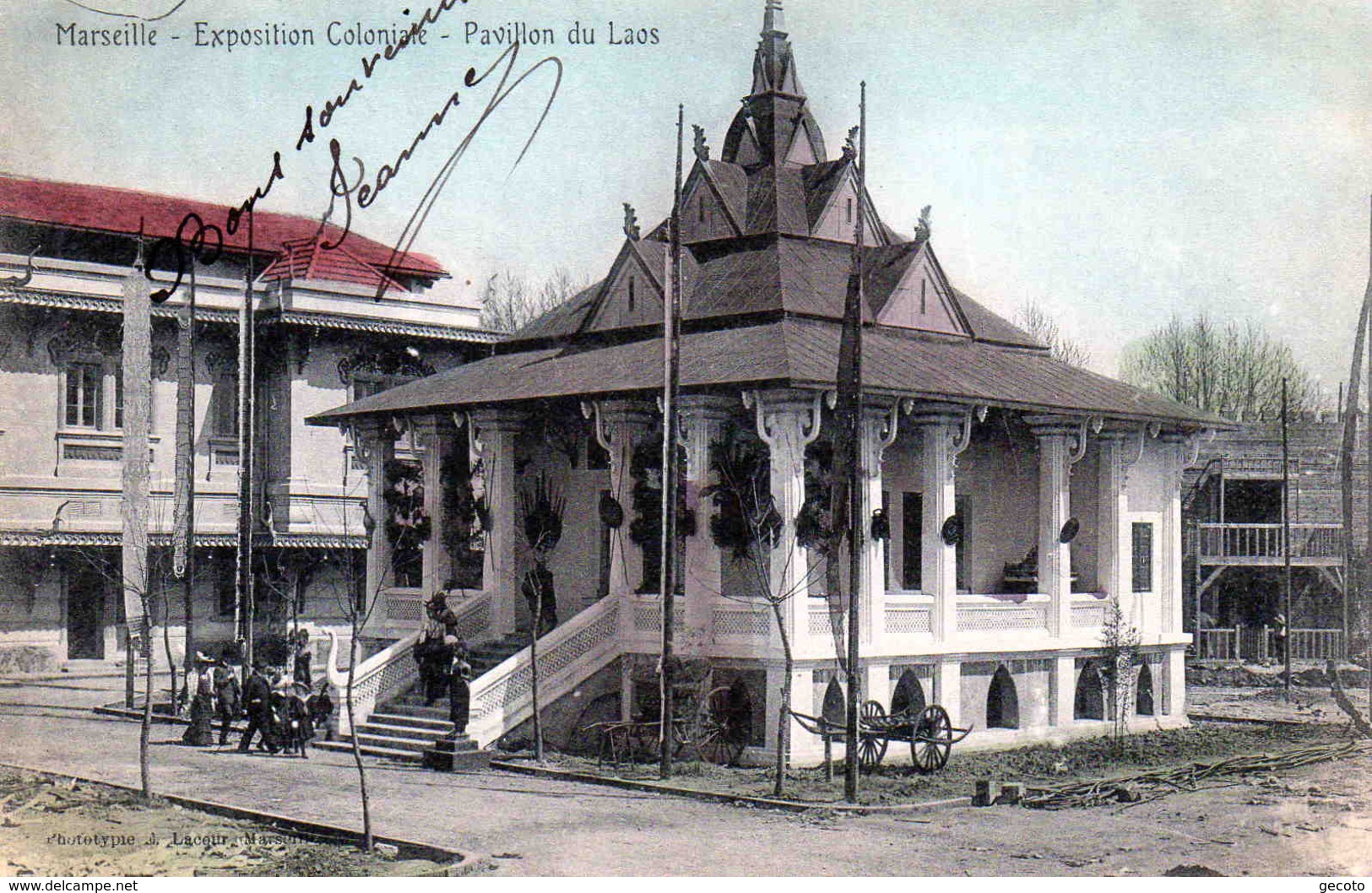 Marseille - Exposition Coloniale ,  Pavillon Du Laos - Laos