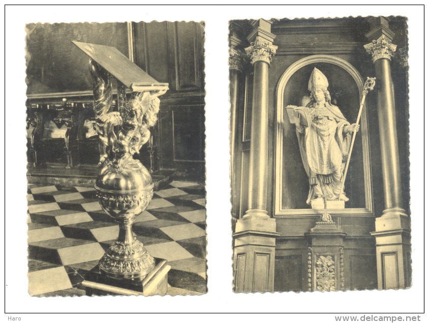 SOUMAGNE - Lot De 4 Cartes Postales De L'intérieur De L' Eglise  (Mi7) - Soumagne