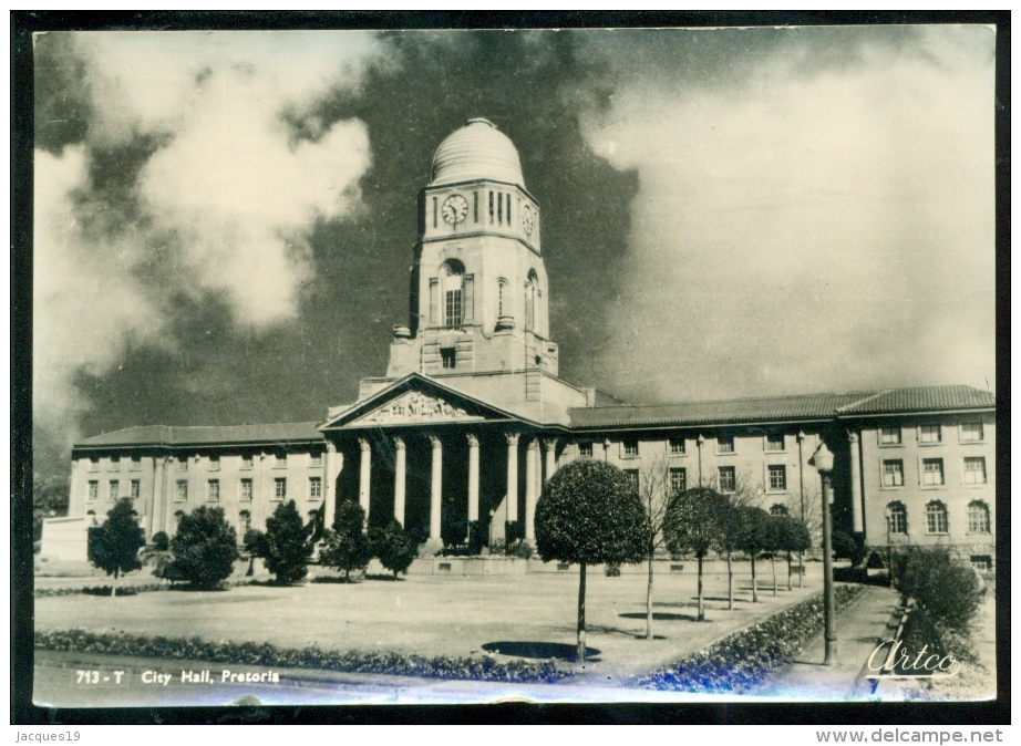 South Africa Postcard City Hall Pretoria Unused - South Africa