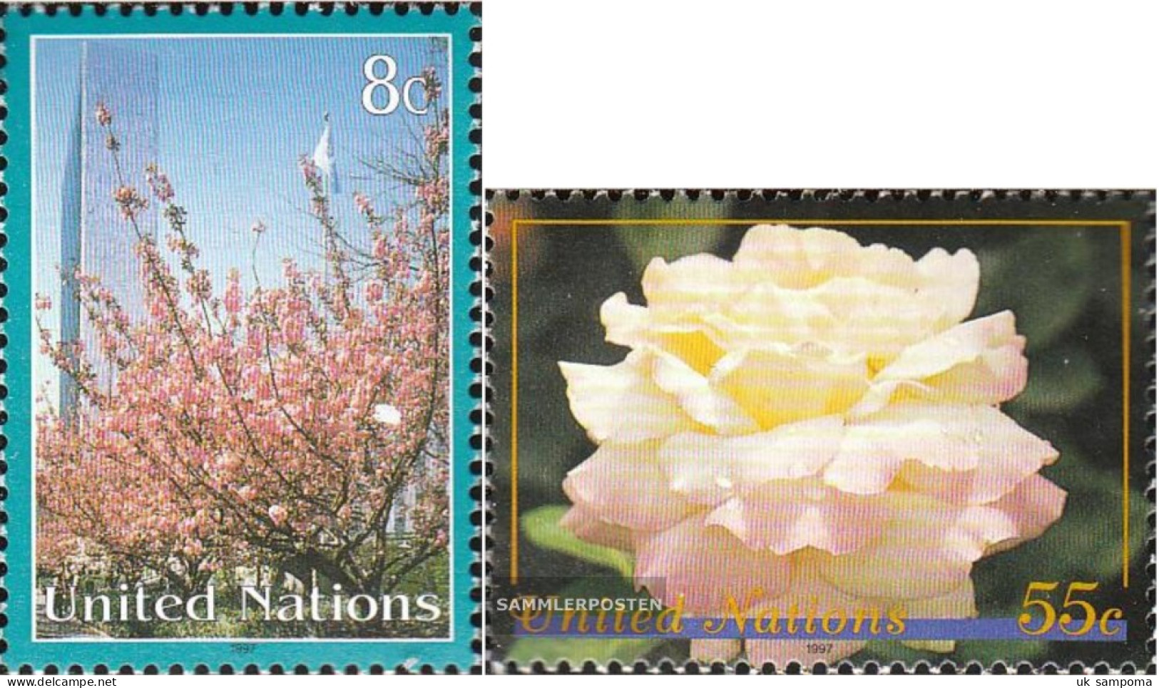 UN - New York 730-731 (complete Issue) Unmounted Mint / Never Hinged 1997 Clear Brands - Unused Stamps