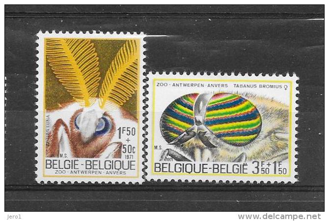 België 1971 Y&amp;T Nr° 1610,1611 (**) - Unused Stamps