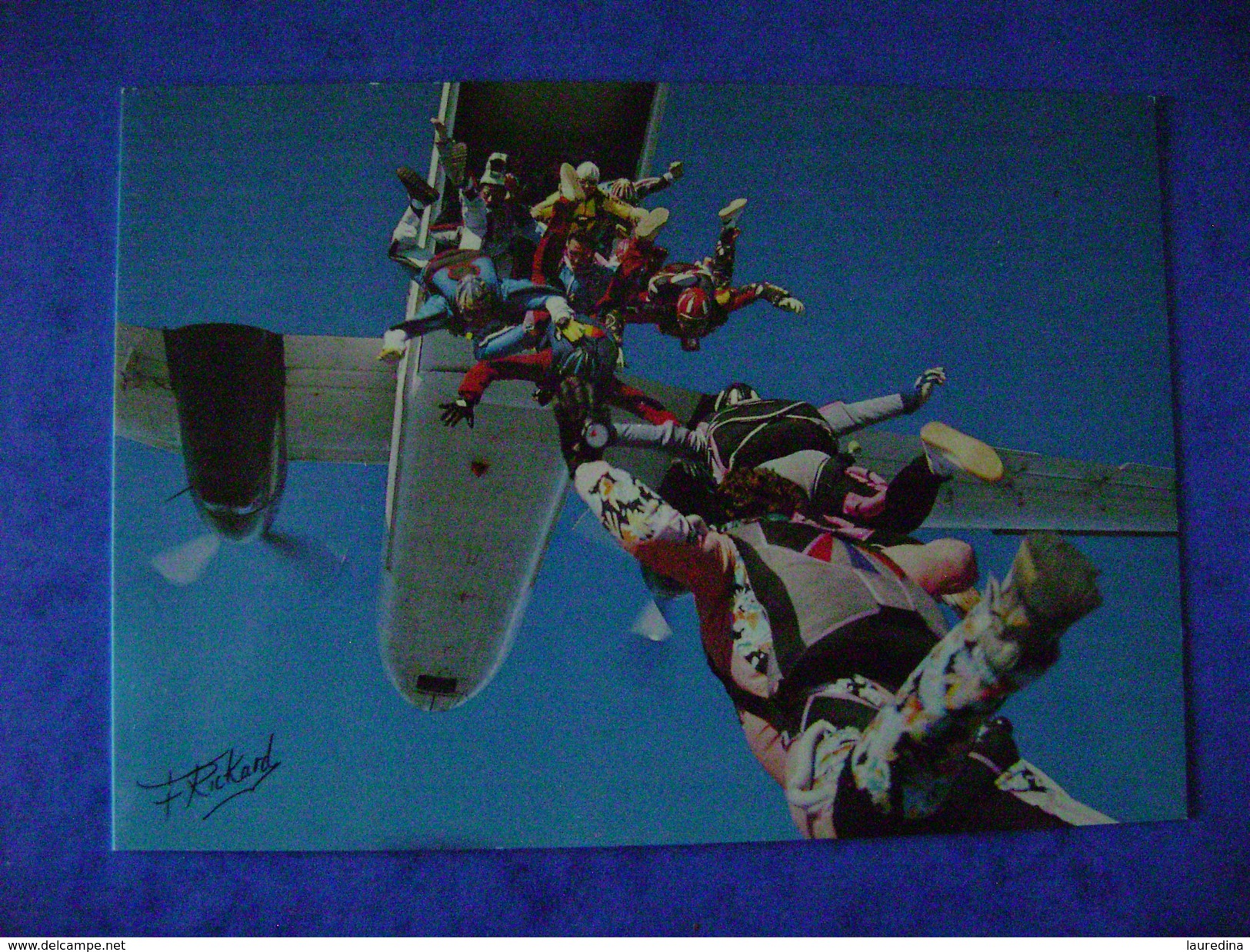 CPM SPORTS - PARACHUTISME -  PHOTO DE F. RICKARD - Parachutisme