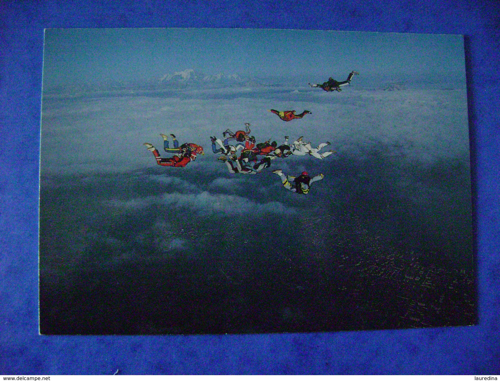 CPM SPORTS - PARACHUTISME -  PHOTO DE F. RICKARD - PARA-CLUB D'ANNECY-MONT-BLANC - Parachutisme