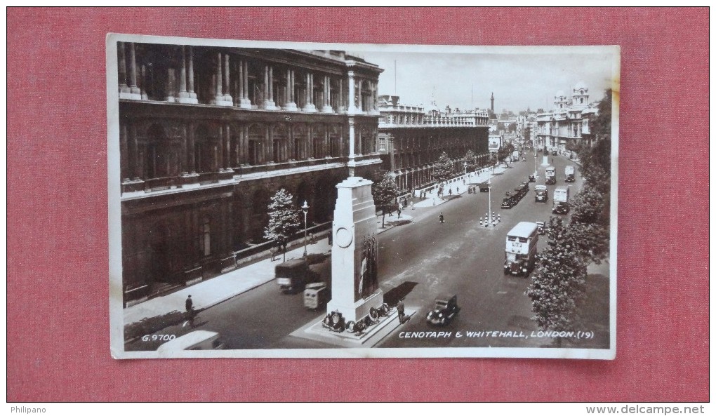 England> London  RPPC  Cenotaph & Whitehall======       ===ref  2303 - Other & Unclassified