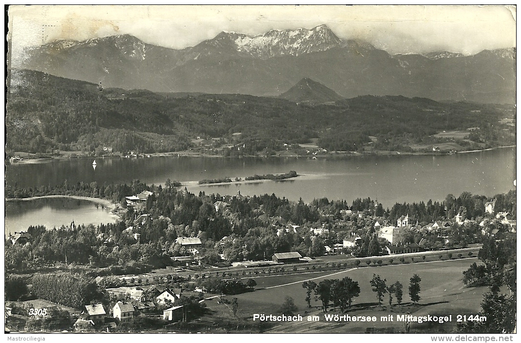 AUSTRIA  KÄRNTEN  PORTSCHACH  Am Worthersee Mit Mittagskogel - Altri & Non Classificati