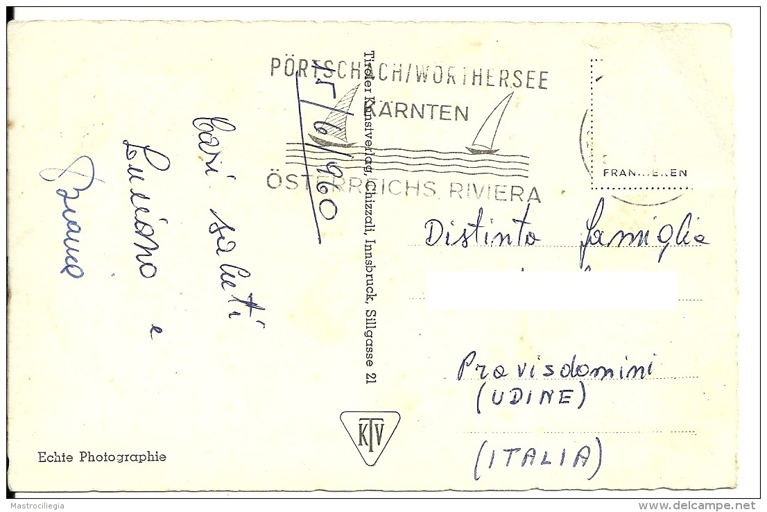 AUSTRIA  KÄRNTEN  PORTSCHACH  Am Worthersee Mit Mittagskogel - Altri & Non Classificati