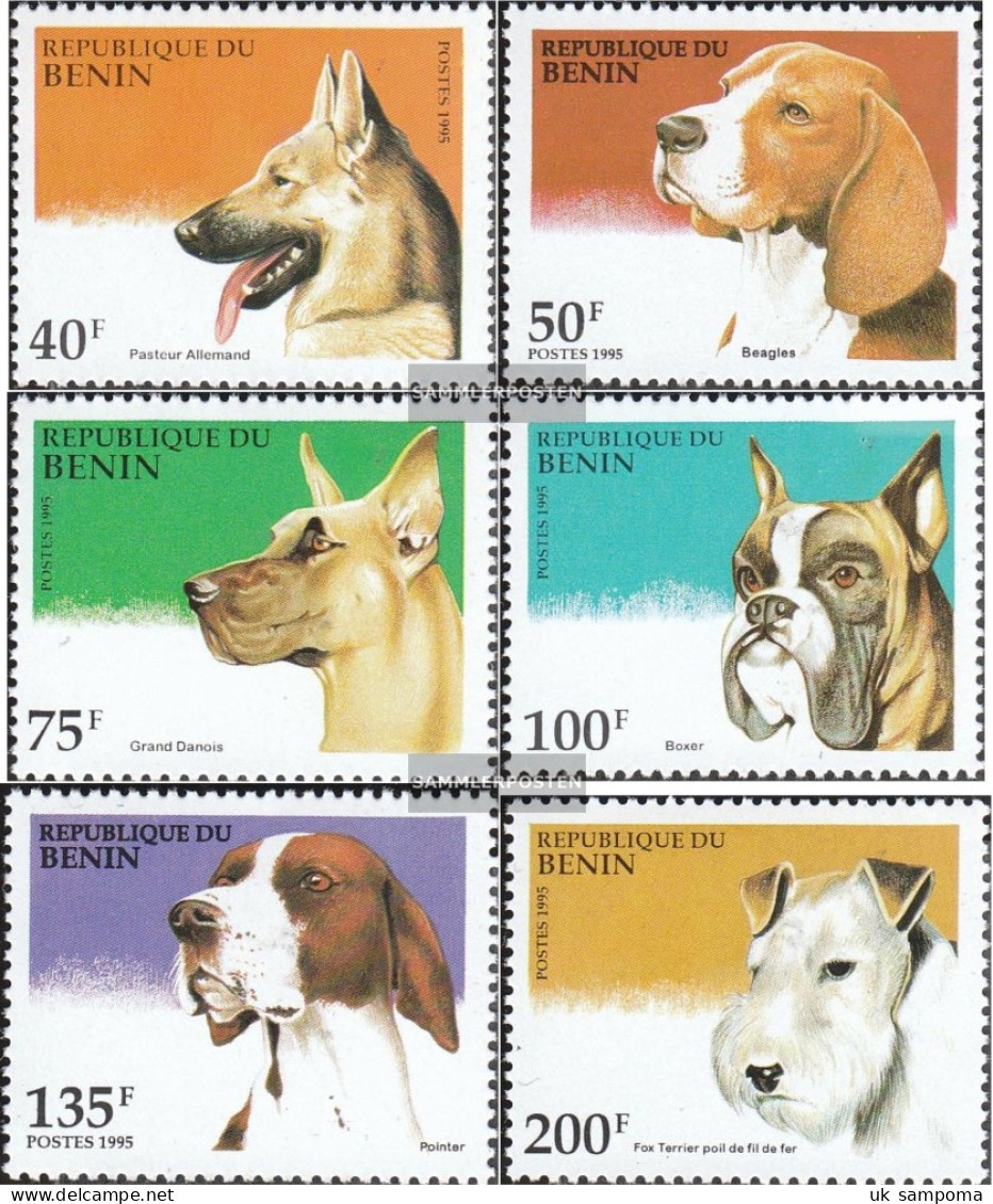Benin 675-680 (complete Issue) Unmounted Mint / Never Hinged 1995 Dogs - Benin - Dahomey (1960-...)