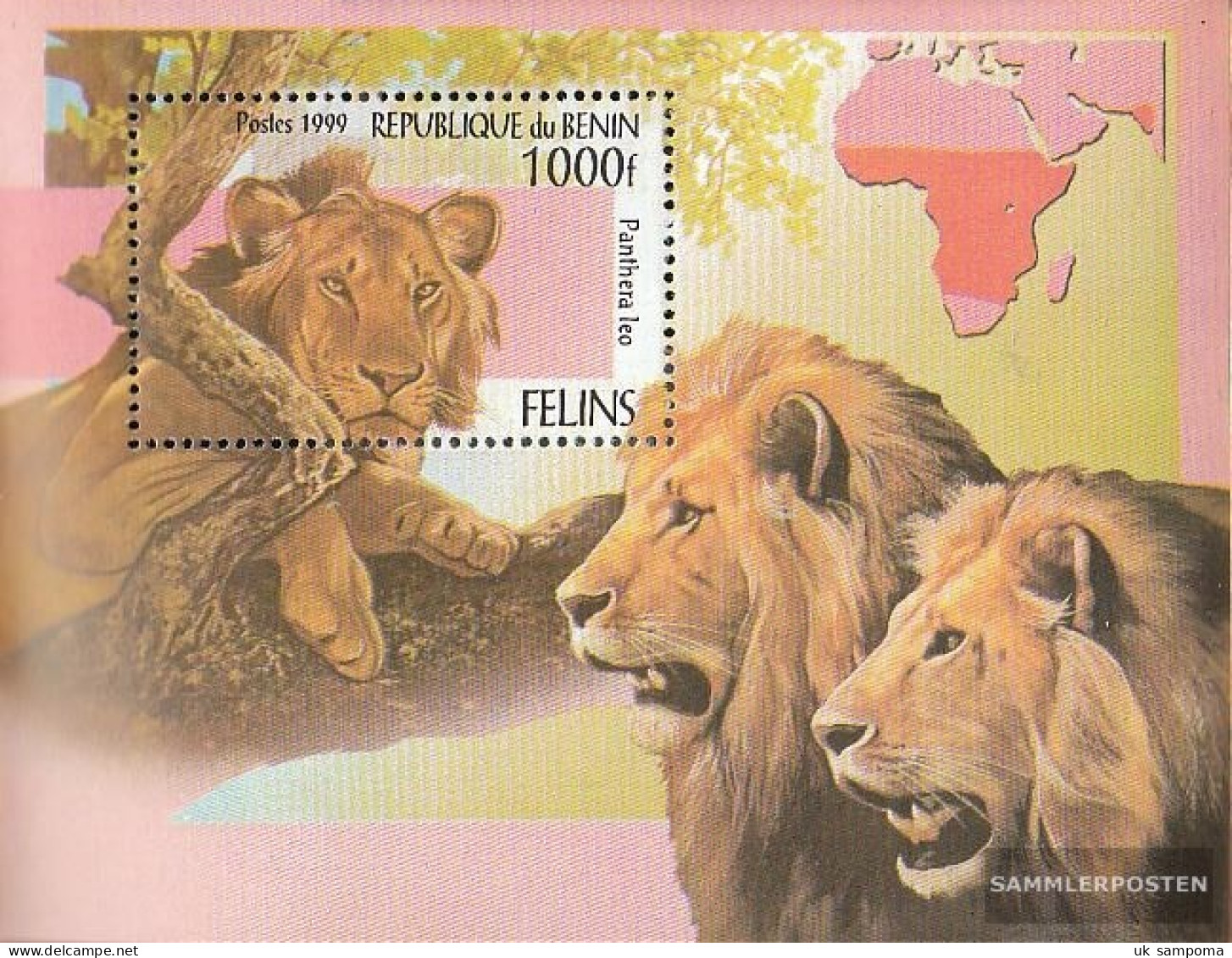 Benin Block52 (complete Issue) Unmounted Mint / Never Hinged 1999 Big Cats - Autres & Non Classés