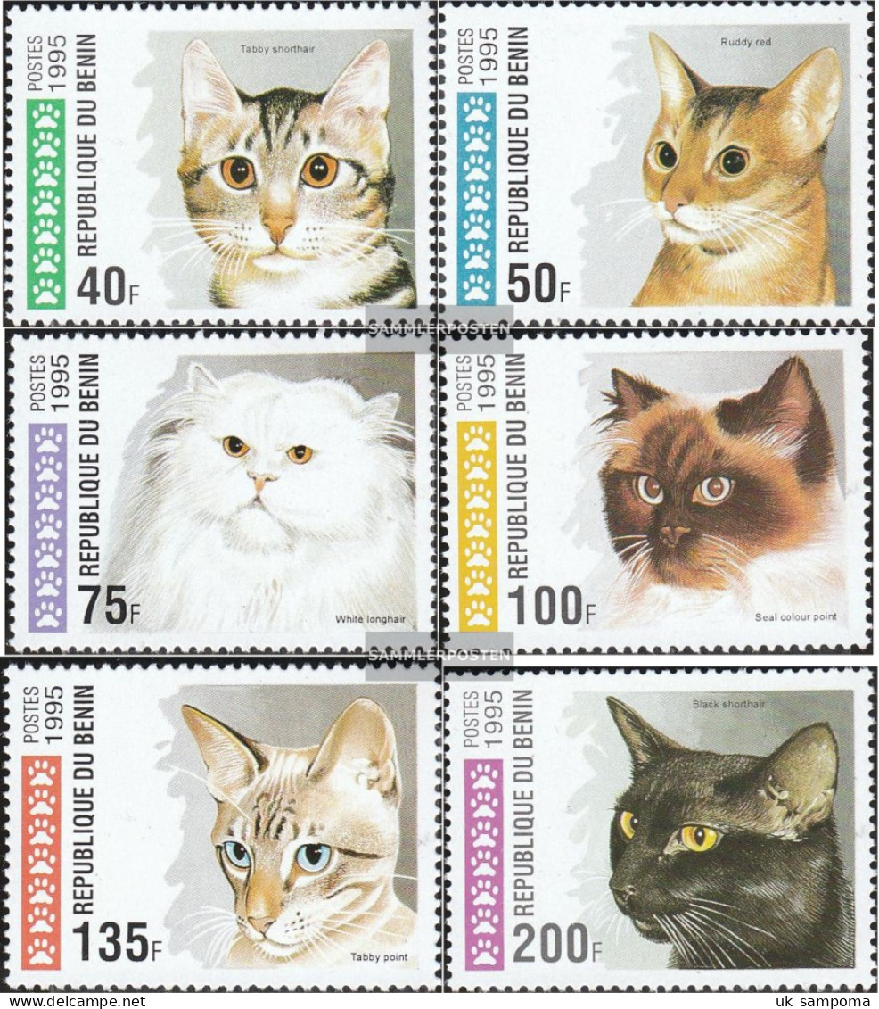 Benin 668-673 (complete Issue) Unmounted Mint / Never Hinged 1995 Cats - Autres & Non Classés