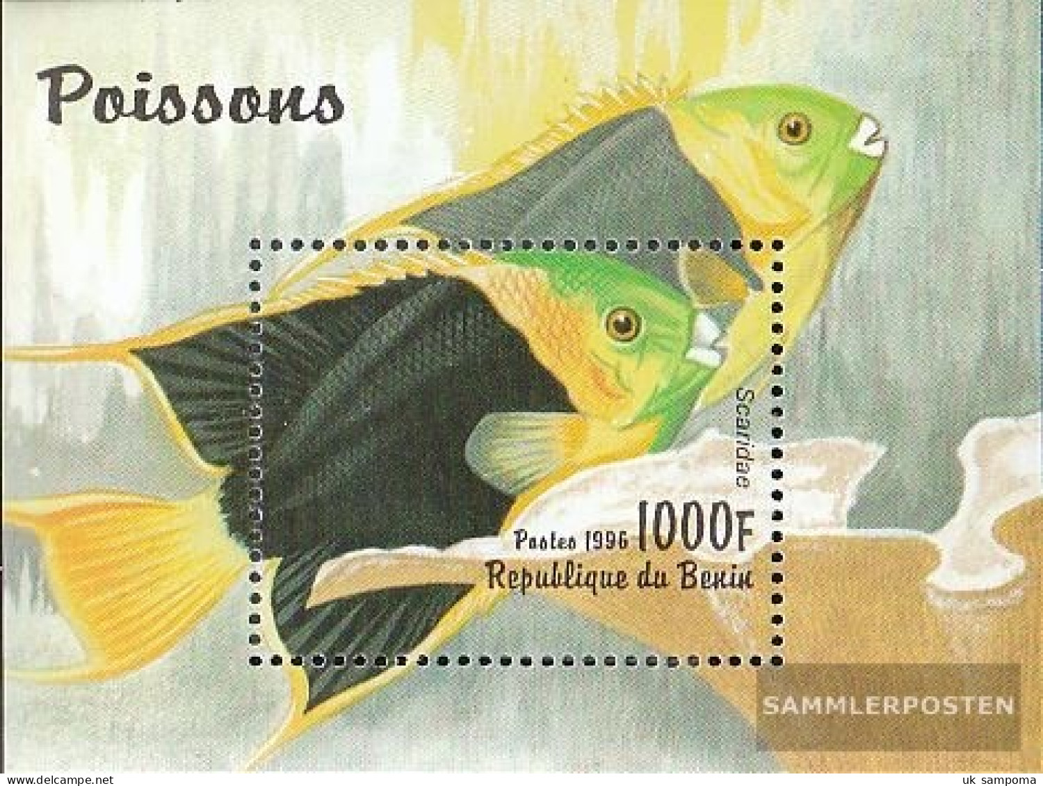 Benin Block23 (complete Issue) Unmounted Mint / Never Hinged 1996 Fish - Autres & Non Classés