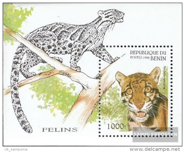 Benin Block19 (complete Issue) Unmounted Mint / Never Hinged 1996 Wildcats - Other & Unclassified