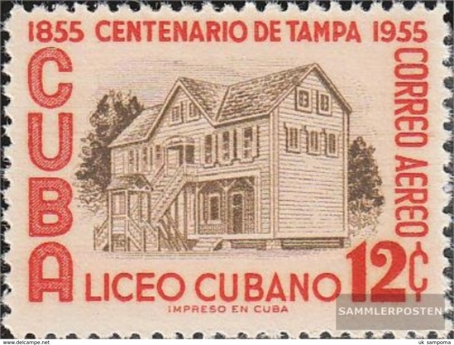 Cuba 462 (complete Issue) Unmounted Mint / Never Hinged 1955 100 Years Tampa - Ungebraucht