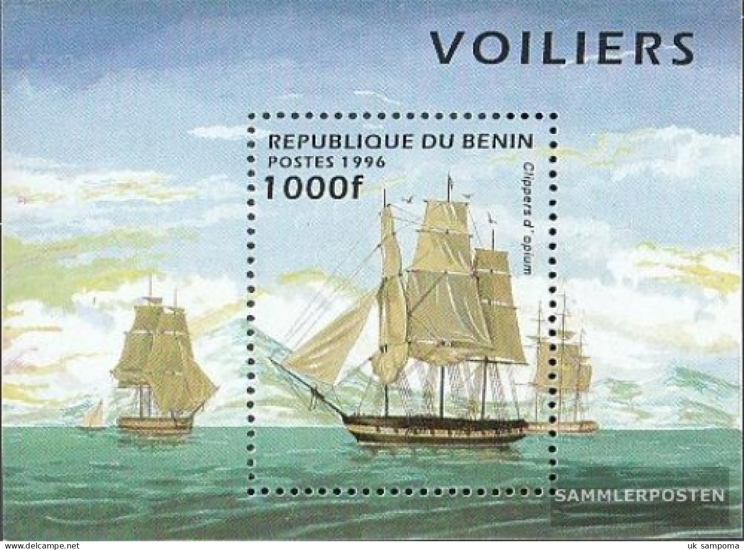 Benin Block18 (complete Issue) Unmounted Mint / Never Hinged 1996 Sailboats - Sonstige & Ohne Zuordnung