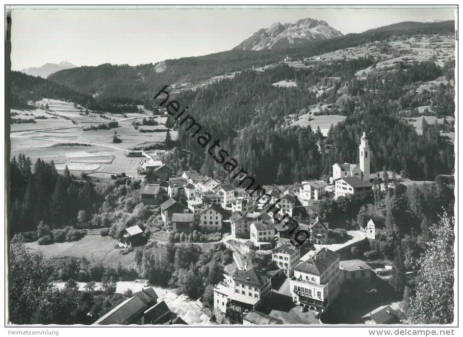 Tiefencastel - Julier-Strasse - Ansichtskarte Großformat - Tiefencastel