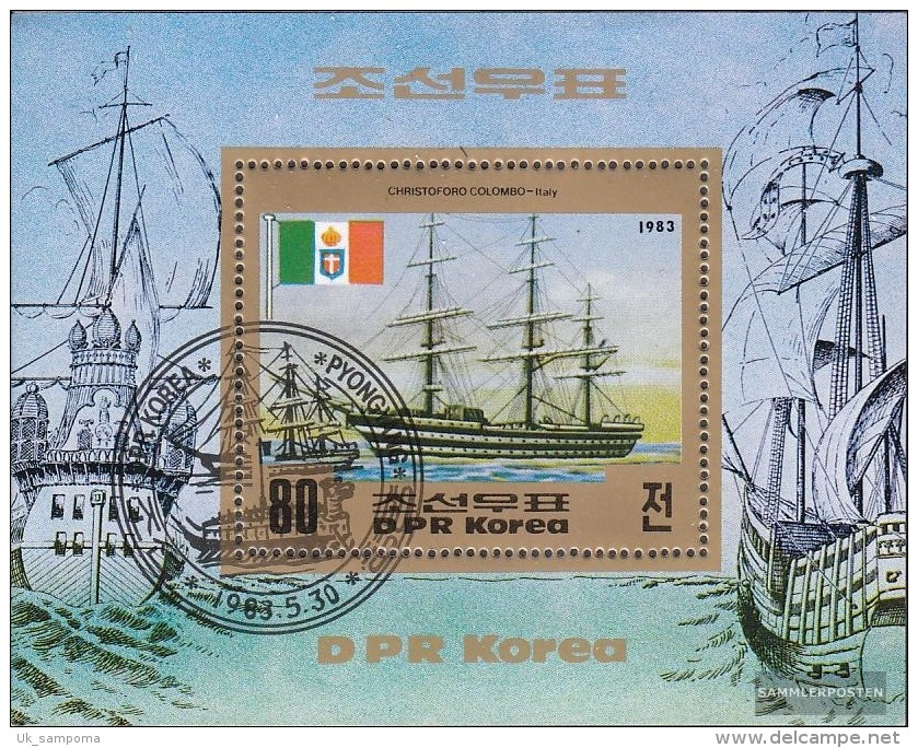 North-Korea Block144 (complete Issue) Fine Used / Cancelled 1983 Vessels - Korea (Nord-)