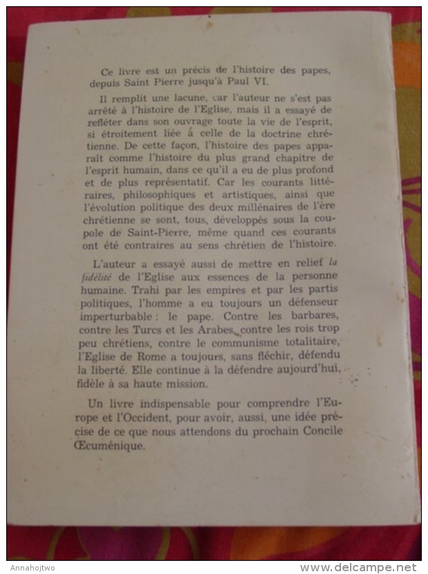** DICTIONNAIRE DES PAPES ** ,Juan Dacio-France-Empire Éd° . - Wörterbücher